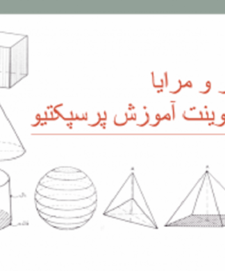 پاورپوینت آموزش کامل پرسپکتیو ( مناظر و مرایا )