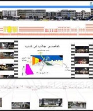 نمونه شیت آنالیز و تحلیل و طرح شهرسازی بلوار احمدآباد مشهد