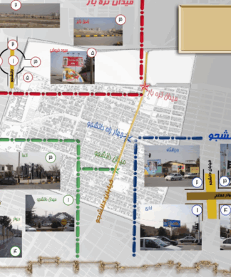 نمونه طرح 3 شهرسازی محدوده بین مشهد بلوار دانشجو - بلوار معلم - خیابان دانش آموز - بلوار فرهنگ