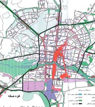 بررسي سير تحول استخوان بندی شهر اصفهان