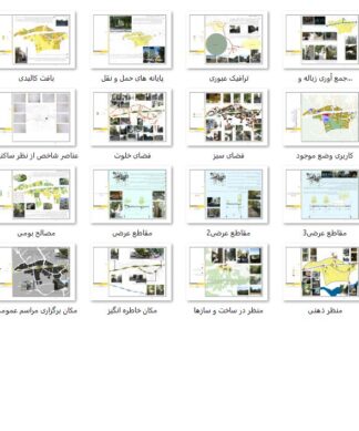 نمونه طرح 3 شهرسازی شهر طرقبه و محله پاچنار