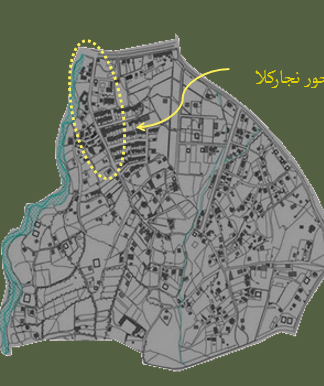منظر عینی محور نجارکلا