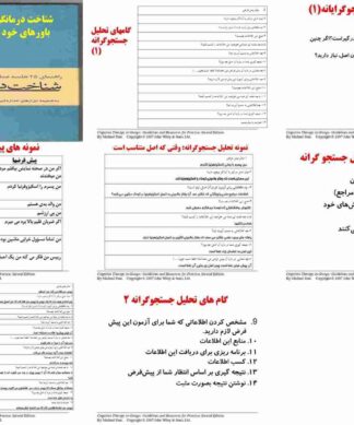 شناخت درمانگری گروهی چالش با باورهای خود تحلیل جستجوگرانه