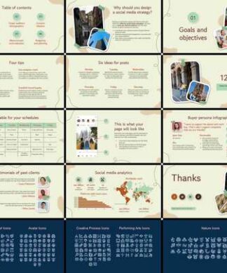 قالب آماده و حرفهای پاورپوینت قالب توریست