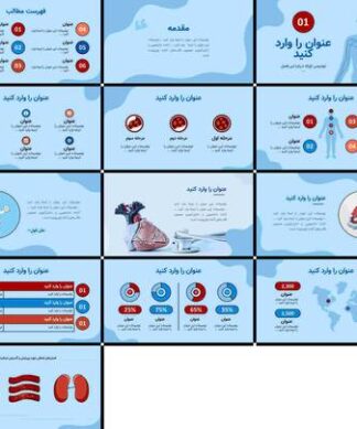 قالب آماده و حرفهای پاورپوینت قلب و عروق