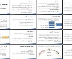 دانلود پاورپوینت حسابداری سنجش مسئولیت ارزیابی عملکرد و پاسخگویی مدیران