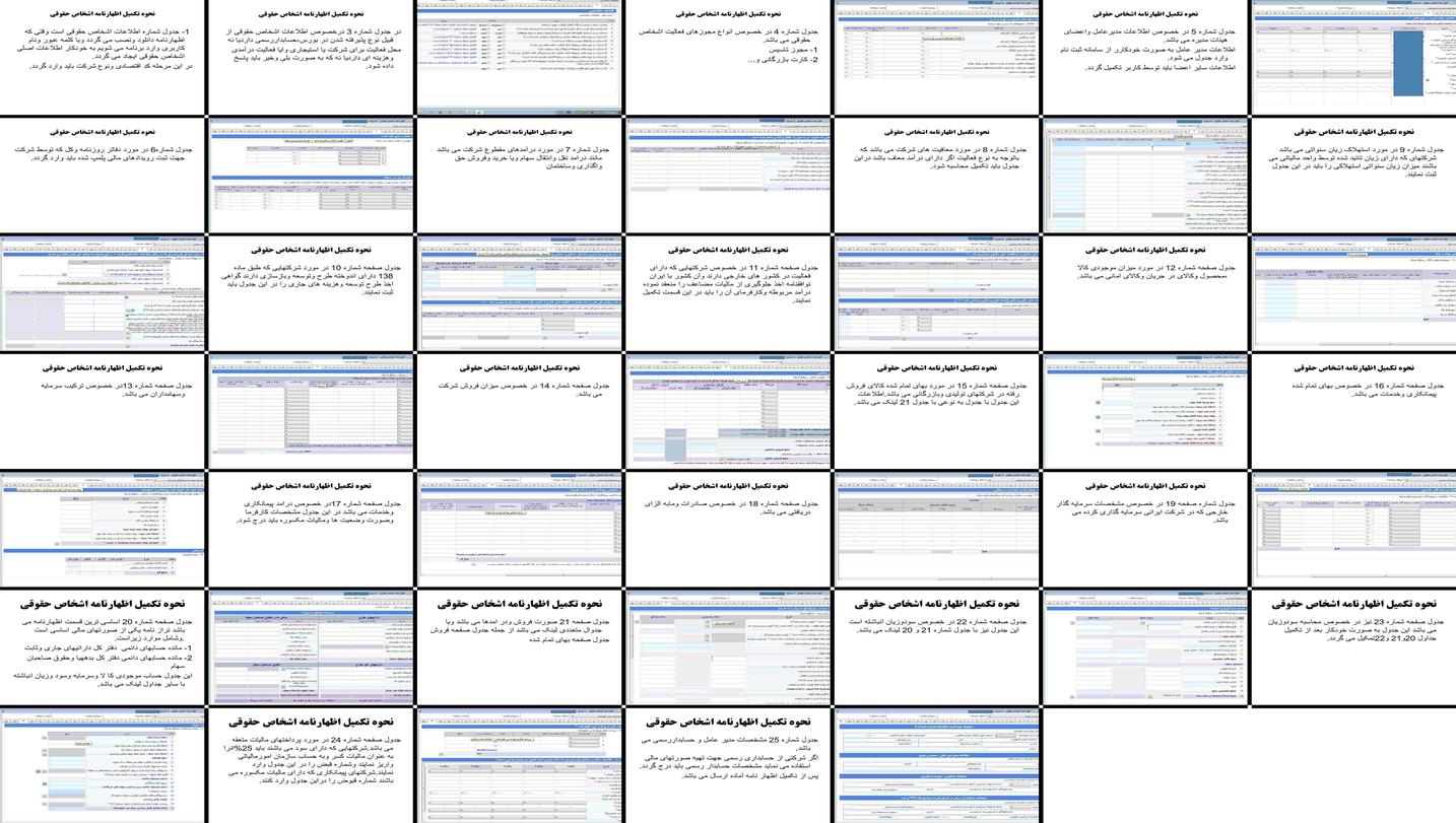 راهنمای جامع تکمیل اظهارنامه اشخاص حقوقی