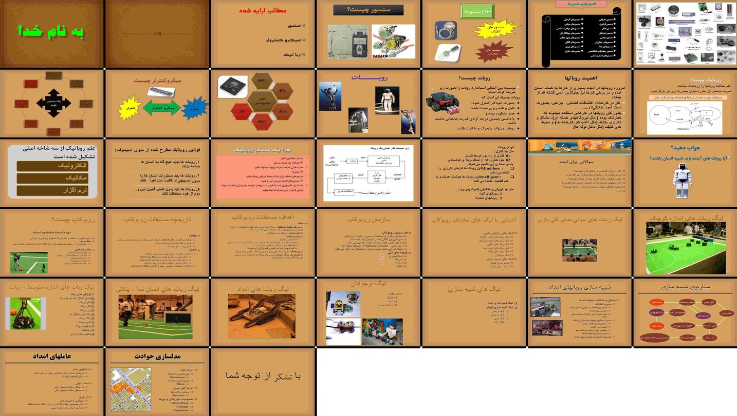 دانلود پاورپوینت راهنمای جامع سنسورها، میکروکنترلرها، رباتیک و RoboCup از اصول تا کاربردها