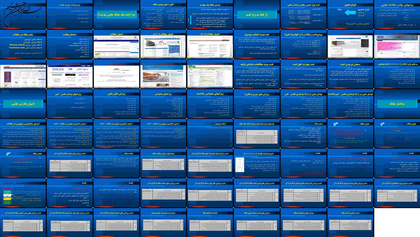 دانلود پروژه بررسی اصول و ساختار نگارش یک مقاله علمی از ایده تا انتشار