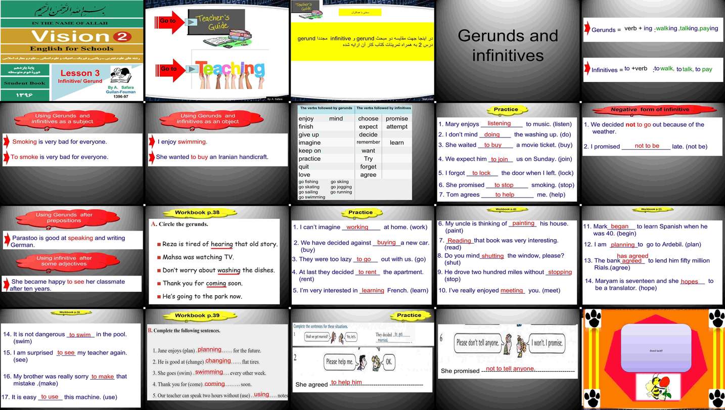 دانلود پروژه بررسی تطبیقی و کاربرد گراند و مصدر در زبان انگلیسی
