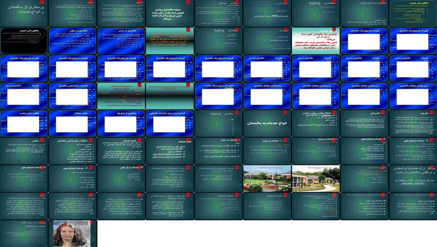 دانلود پروژه بررسی جامع پدیده سالمندی و خدمات پرستاری