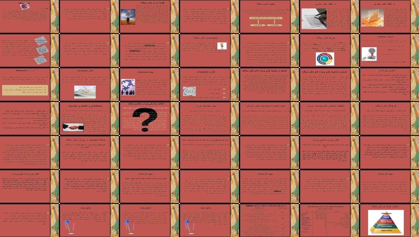 دانلود پروژه بررسی رویکردهای انتخاب پروژه‌های شش سیگما و فاکتورهای مهم