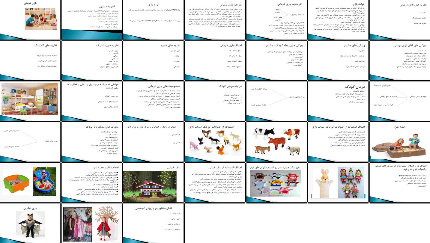 دانلود پروژه بررسی نقش بازی درمانی تحلیل نظریه‌ها فواید و اهداف درمانی