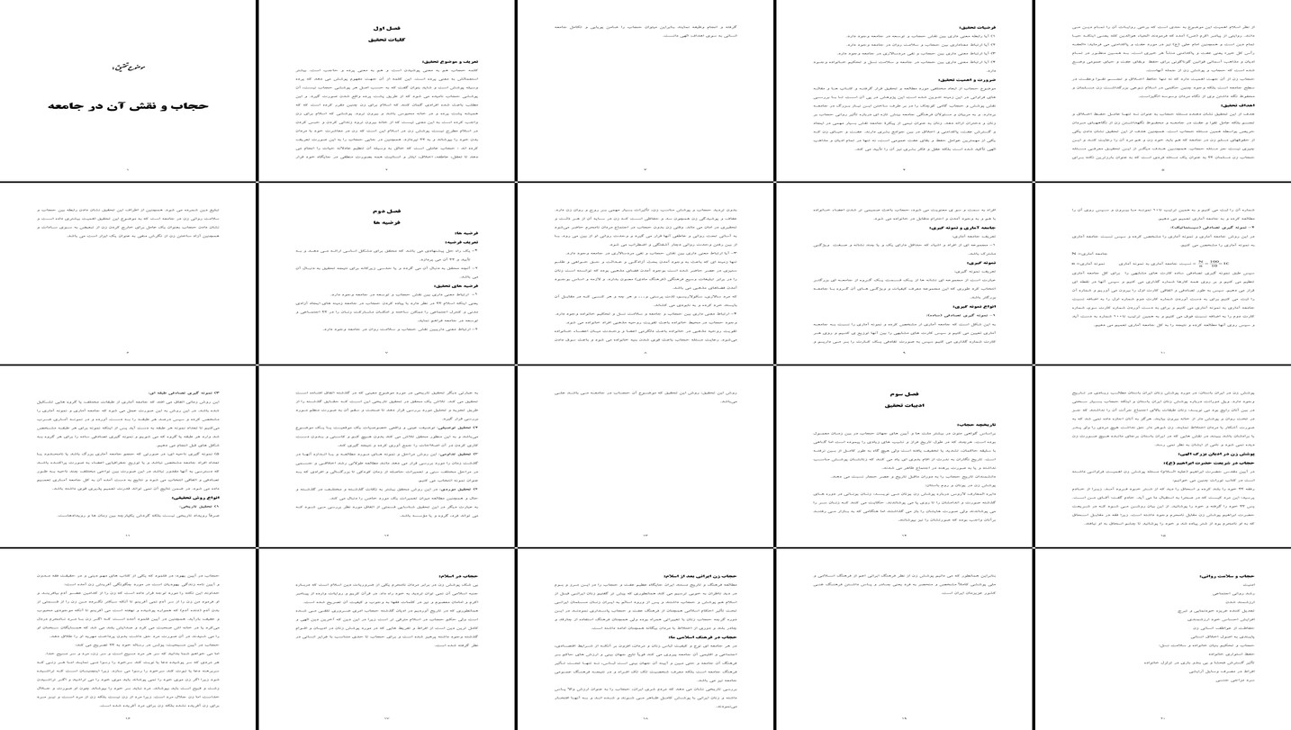 بررسی نقش حجاب تاثیر بر توسعه سلامت روان و تحکیم خانواده