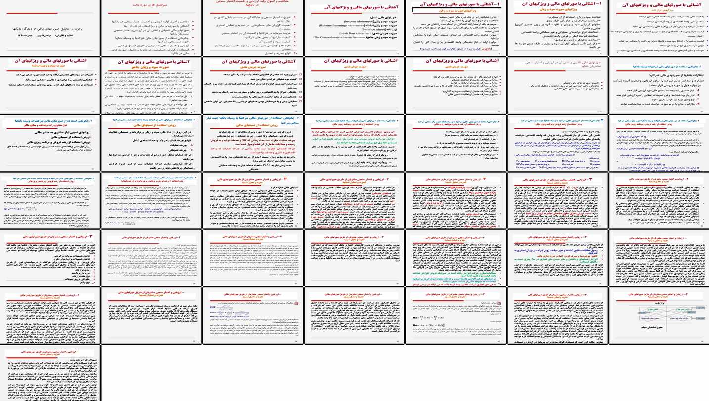 دانلود پروژه بررسی نقش صورتهای مالی در ارزیابی و اعتبار سنجی بانکی