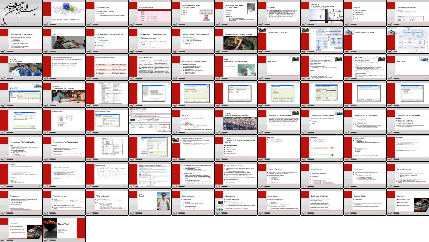 دانلود پروژه بررسی و تحلیل FullText Search در SQL Server 2008 برای توسعه‌دهندگان