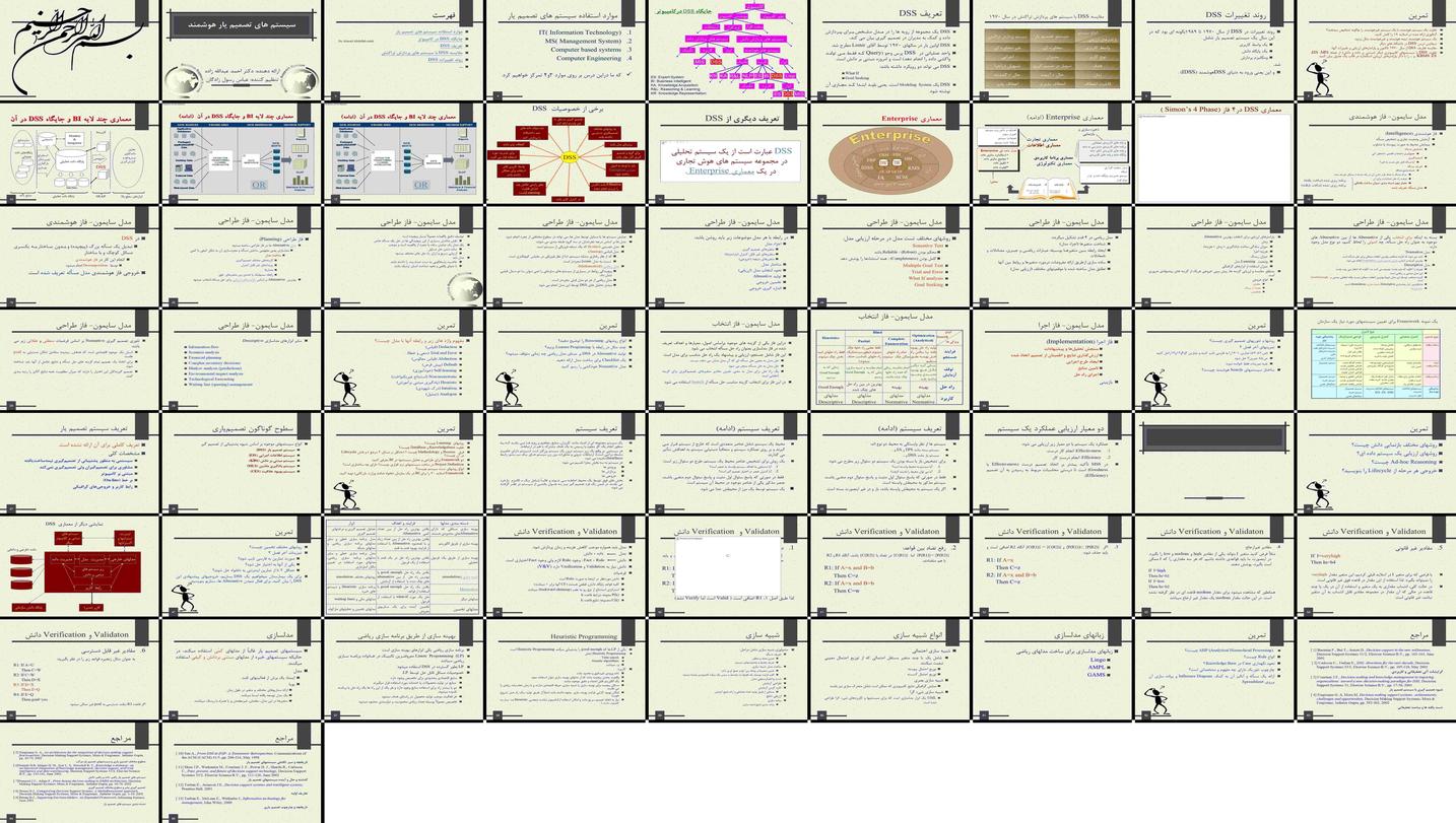 دانلود پروژه بررسی و تحلیل سیستم‌های تصمیم‌یار هوشمند (DSS) معماری کاربرد و تغییرات