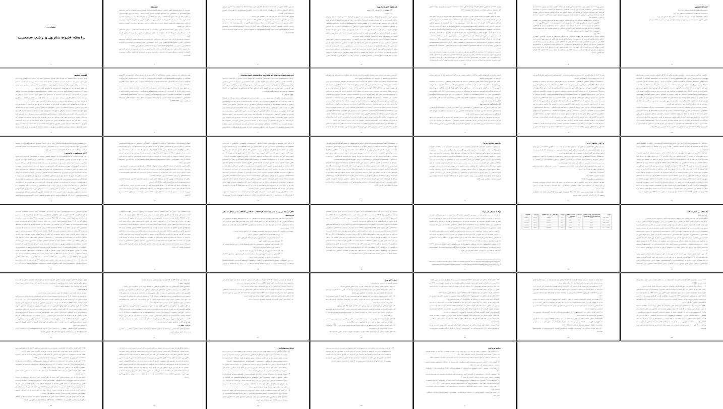 بررسی و تحلیل نقش انبوه سازی مسکن بر رشد جمعیت شهر یزد