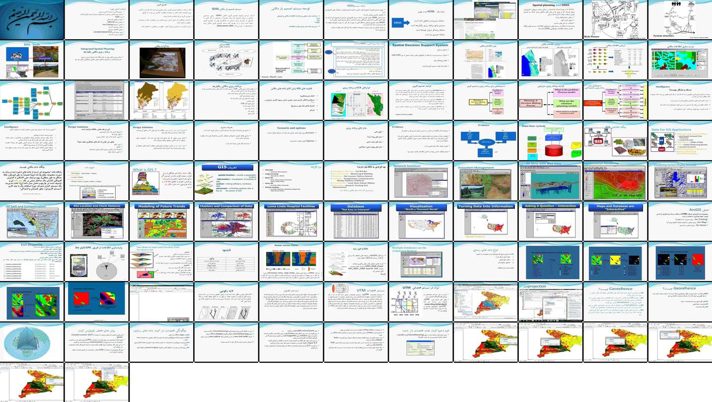 دانلود پروژه تحلیل نقش سیستم پشتیبان تصمیم‌یار مکانی (SDSS) در آمایش سرزمین