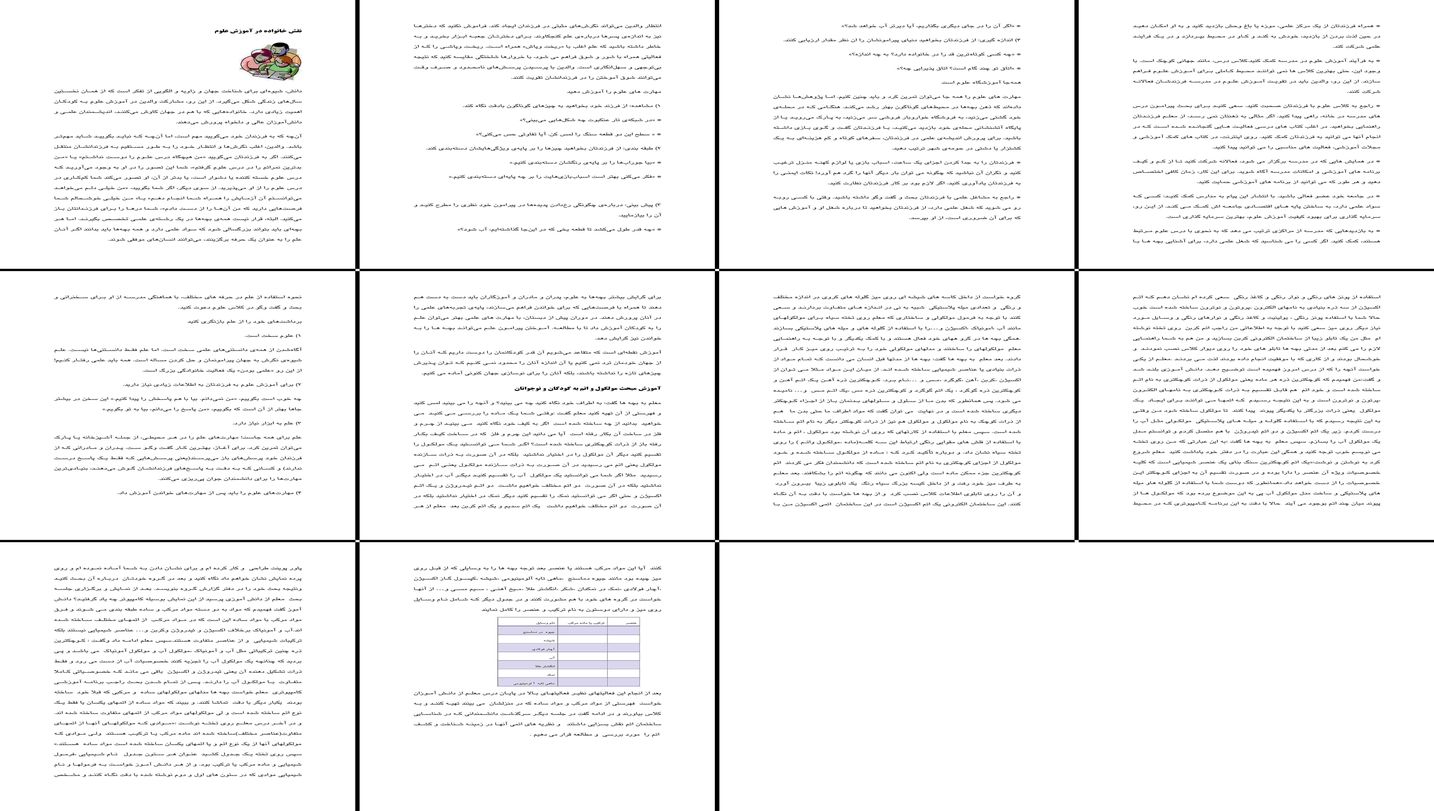 نقش خانواده و والدین در آموزش علوم به کودکان و نوجوانان