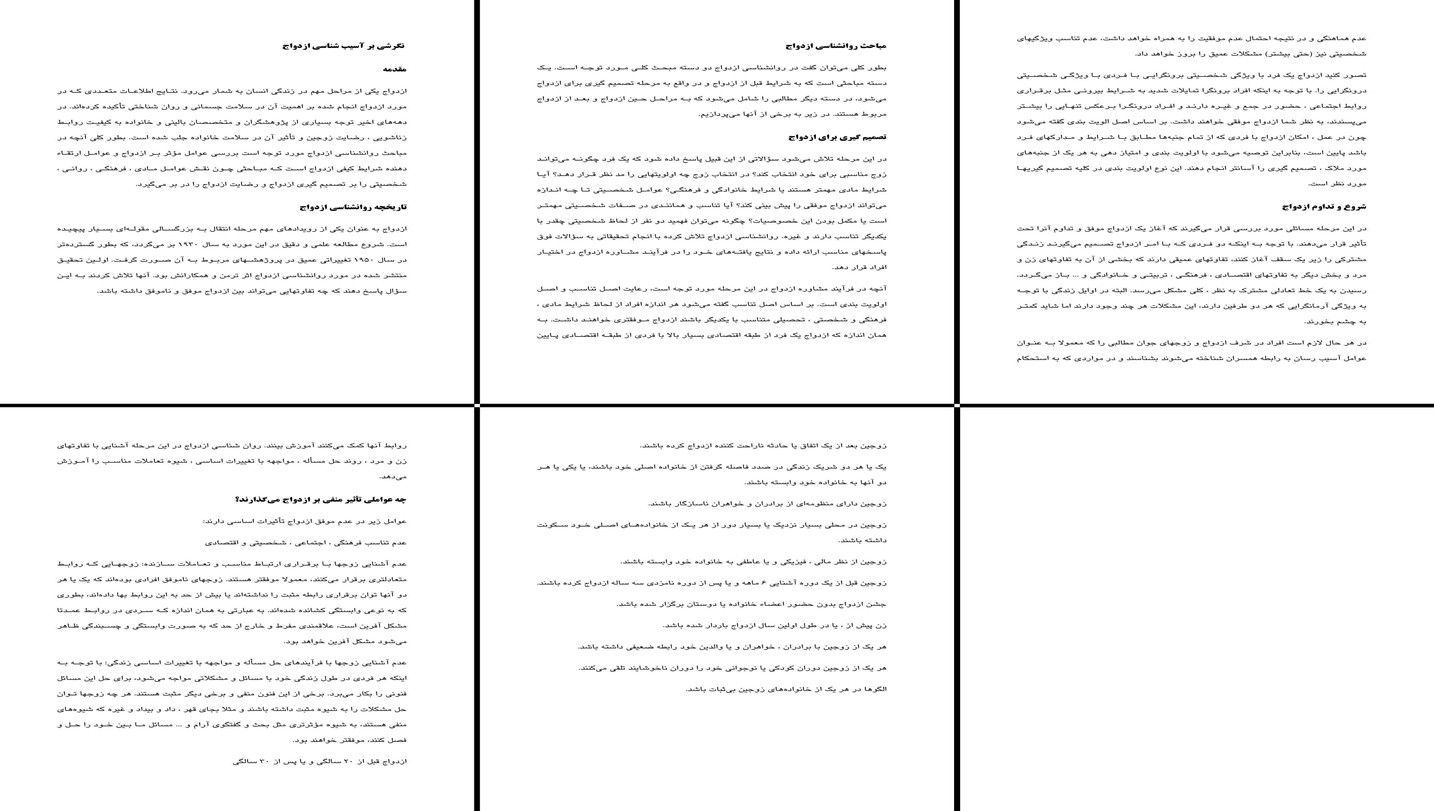 نگرشی جامع بر آسیب شناسی ازدواج و عوامل موفقیت در روابط زناشویی