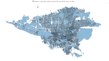 GIS و پایگاه داده شیپ فایل بلوکهای شهری و نقاط شاخص تهران؛ جامعترین لایههای مکانی