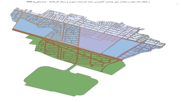 GIS و پایگاه داده معابر و محلات شهر چناران؛ کاملترین نقشه تقسیمات شهری و شبکه گذرگاهها