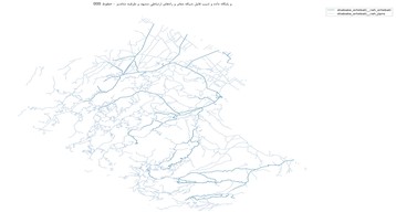 GIS و پایگاه داده و شیپ فایل شبکه معابر و راههای ارتباطی مشهد و طرقبه شاندیز