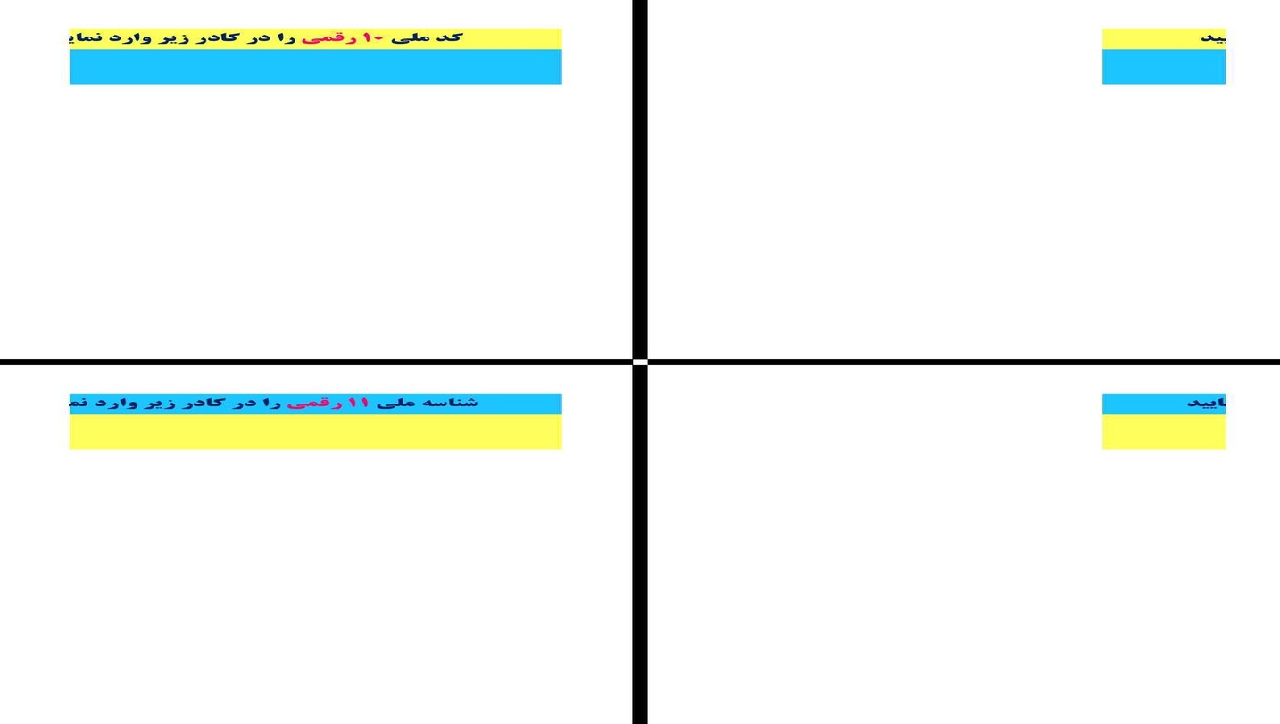 فایل اکسل اعتبارسنجی و استعلام کد ملی و شناسه ملی