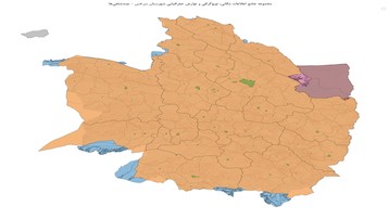 مجموعه جامع اطلاعات مکانی، توپوگرافی و عوارض جغرافیایی شهرستان سرخس