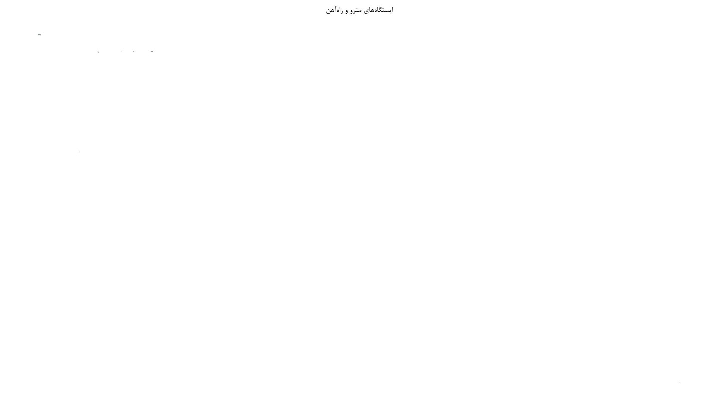مجموعه جامع لایههای حملونقل شهری، پایانهها و فرودگاههای تهران