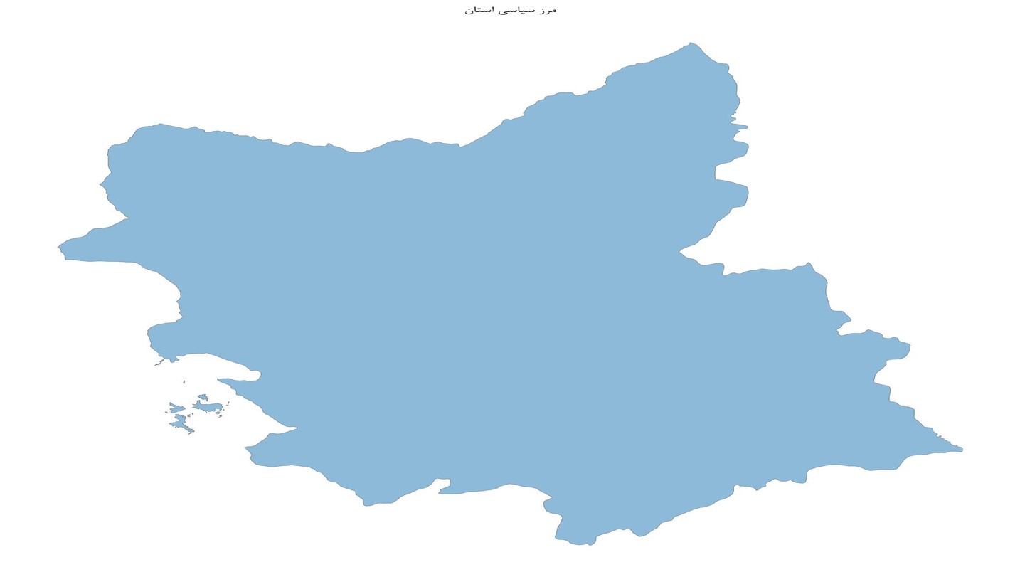 نقشه جامع نقاط روستایی و محدوده سیاسی استان آذربایجان شرقی