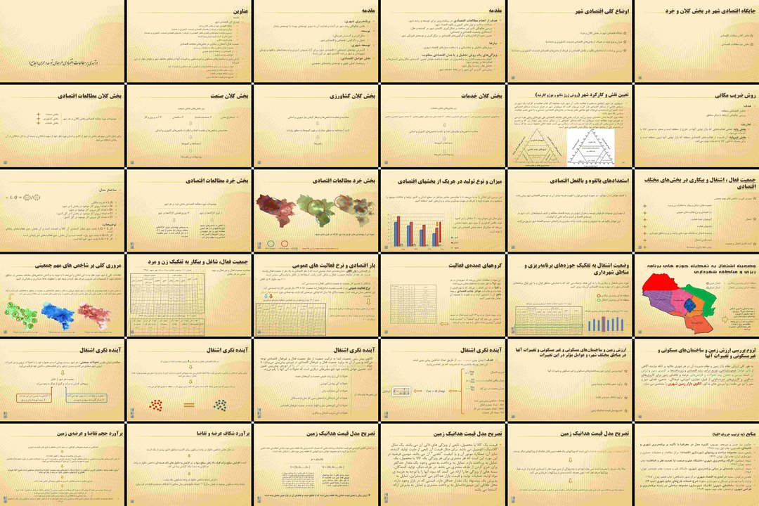 مطالعات اقتصادی در طرحهای توسعه و عمران شهری