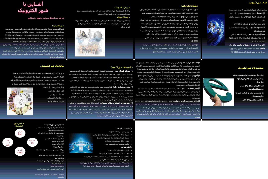 پاورپوینت جامع شهر الکترونیک؛ مفاهیم، چالشها و مراحل