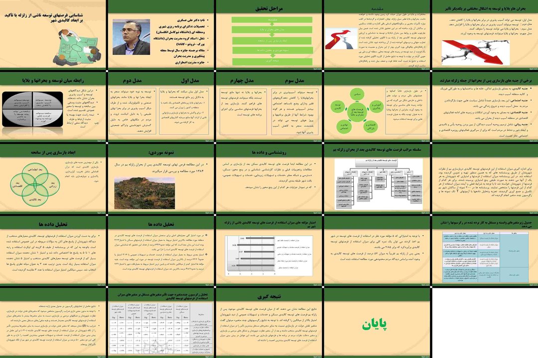 فرصتهای توسعه کالبدی شهر پس از زلزله بم