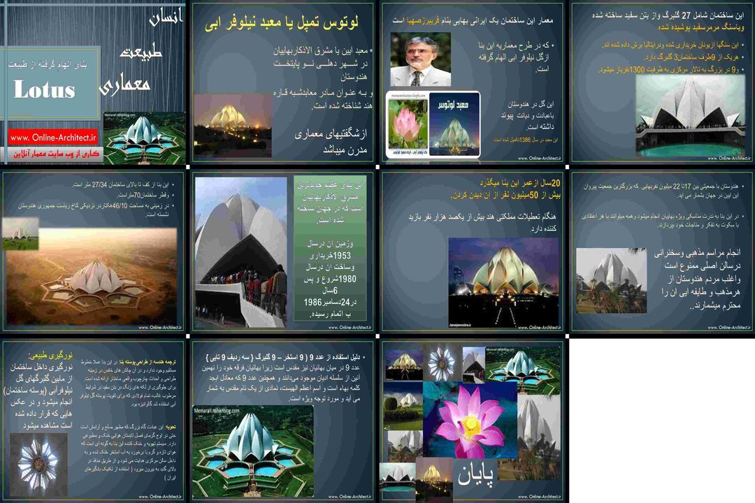 معبد نیلوفر آبی شاهکار معماری مدرن الهام گرفته