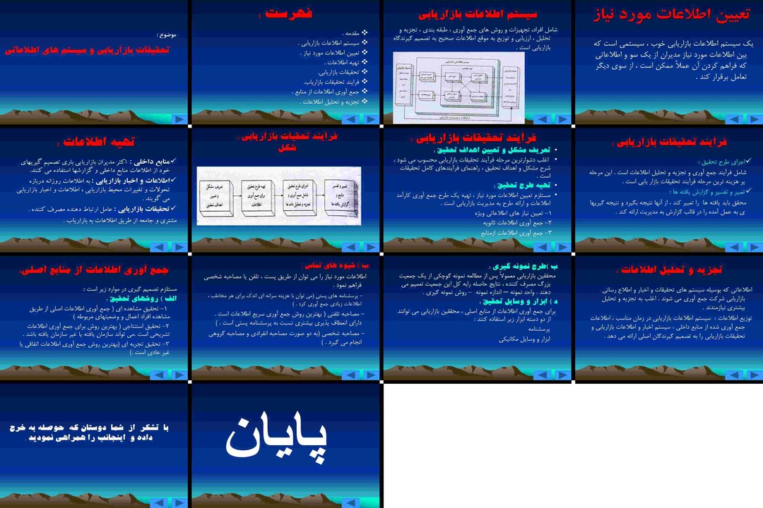 پاورپوینت سیستم اطلاعات بازاریابی و فرآیند تحقیقات بازاریابی