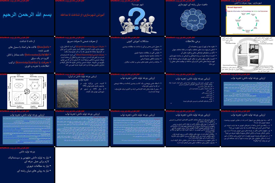 آموزش شهرسازی از شناخت تا مداخله و ارزیابی